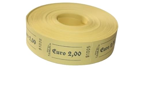 TAMLED Bonrolle Euro 2,00 gelb - 1000 perforierte Abrisse TAMLED Bonrolle Euro 2,00 gelb - 1000 perforierte Abrisse von TAMLED