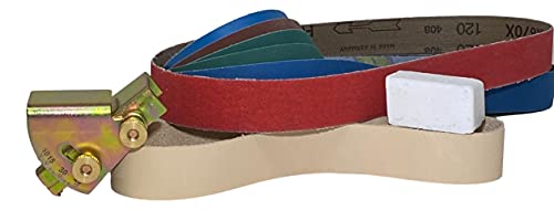 1 x 30 Ultimate Pack: Körnung 6 + 1 Leder-Schleifband + Compound + Winkelführung 1 x 30 Ultimate Pack: Körnung 6 + 1 Leder-Schleifband + Compound + Winkelführung von TAMROD HOLDINGS LLC