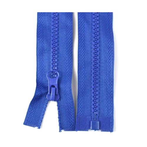 TAMSNDL Reißverschluss 2 Stück 5# Harzreißverschluss, offener Reißverschluss, Jacke, Auto-Lock-Reißverschlüsse, Kleidungsverschlüsse, Zubehör (lila, 100 cm)(Purple,100cm) von TAMSNDL