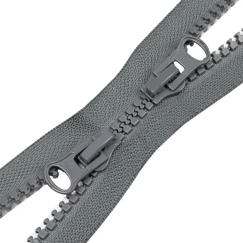 TAMSNDL Reißverschluss 80/90/100 cm 8# Harzreißverschluss, Doppelschieber, Reißverschlüsse, Taschen, offene Reißverschlüsse, Reparaturset, DIY-Nähzubehör for Kleidungsstücke (rot, 90 cm)(Gray,90cm) TAMSNDL Reißverschluss 80/90/100 cm 8# Harzreißverschluss, Doppelschieber, Reißverschlüsse, Taschen, offene Reißverschlüsse, Reparaturset, DIY-Nähzubehör for Kleidungsstücke (rot, 90 cm)(Gray,90cm) von TAMSNDL