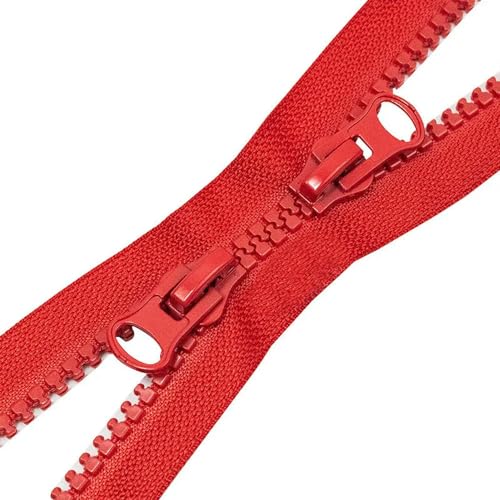 TAMSNDL Reißverschluss 80/90/100 cm 8# Harzreißverschluss, Doppelschieber, Reißverschlüsse, Taschen, offene Reißverschlüsse, Reparaturset, DIY-Nähzubehör for Kleidungsstücke (rot, 90 cm)(Red,90cm) TAMSNDL Reißverschluss 80/90/100 cm 8# Harzreißverschluss, Doppelschieber, Reißverschlüsse, Taschen, offene Reißverschlüsse, Reparaturset, DIY-Nähzubehör for Kleidungsstücke (rot, 90 cm)(Red,90cm) von TAMSNDL