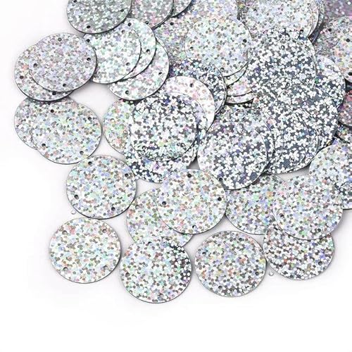 TAMTAK 50 g große runde Pailletten, 4 Löcher, Gold-Silber-Flocken, lose Pailletten, DIY-Kleidungsstück, Handtaschen-Anhänger, Bastelzubehör, 20/25/35 mm TAMTAK 50 g große runde Pailletten, 4 Löcher, Gold-Silber-Flocken, lose Pailletten, DIY-Kleidungsstück, Handtaschen-Anhänger, Bastelzubehör, 20/25/35 mm von TAMTAK