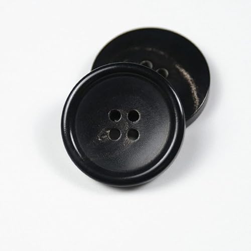 TAMUNI 10 Stück 15/18/20/25/28/30 mm Schwarze große echte Hornknöpfe Anzug-Set 100% Büffelhornknöpfe 4 Löcher runde Anzugknöpfe zum Basteln TAMUNI 10 Stück 15/18/20/25/28/30 mm Schwarze große echte Hornknöpfe Anzug-Set 100% Büffelhornknöpfe 4 Löcher runde Anzugknöpfe zum Basteln von TAMUNI