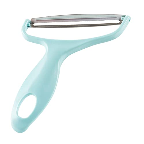 Gemüseschäler Edelstahl Weitmundkohlfahrer Multifunktional Obst Slicer für Küchenblau -Schäler von TANGPINGMAO