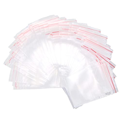 Kleine klare Reißverschlussbeutel einkochernsbares Druckverschluss Plastiktüten für Schmuck Geschenkkarte Süßigkeiten 100 PCs 5x7cm Kleine klare Reißverschlussbeutel einkochernsbares Druckverschluss Plastiktüten für Schmuck Geschenkkarte Süßigkeiten 100 PCs 5x7cm von TANGPINGMAO