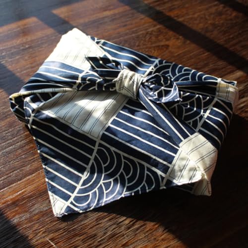 TANGPINGMAO Japan Wick das Tuch Baumwollwäsche Furoshiki/Japan Klassische Tradition Style Wave gedruckt/viele Anwendungen 1 von TANGPINGMAO