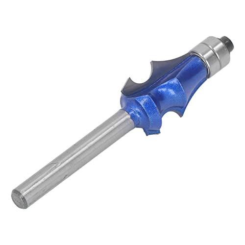 1/4in Shank R4 Lager Wolfram Stahl Router Bit, Wärme Holz bearbeitung Fräser, präzises und effizientes Schneidwerk zeug mit blauer Beschichtung für Holz, MDF, Spanplatte 1/4in Shank R4 Lager Wolfram Stahl Router Bit, Wärme Holz bearbeitung Fräser, präzises und effizientes Schneidwerk zeug mit blauer Beschichtung für Holz, MDF, Spanplatte von TANIQIACA