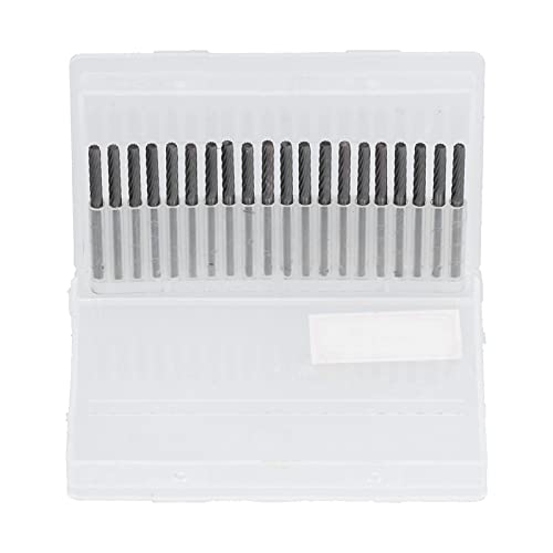 20 Pcs Sturdy Super Speed End Mills, sturdy Tungsten Steel Grinding Head, for Wood Iron Carbon Steel, High Finish Cutting, Wide Applications 20 Pcs Sturdy Super Speed End Mills, sturdy Tungsten Steel Grinding Head, for Wood Iron Carbon Steel, High Finish Cutting, Wide Applications von TANIQIACA