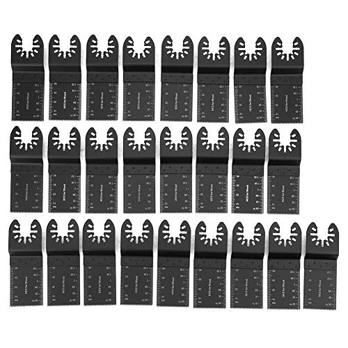 25 pcs hohe Kohlenstoffstahlsägenschaufel, gerade Holzbearbeitungszubehör, schwarzer Multifunktion 34 mm, robuste Schneidwerkzeuge für Holz, PVC, Metall 25 pcs hohe Kohlenstoffstahlsägenschaufel, gerade Holzbearbeitungszubehör, schwarzer Multifunktion 34 mm, robuste Schneidwerkzeuge für Holz, PVC, Metall von TANIQIACA