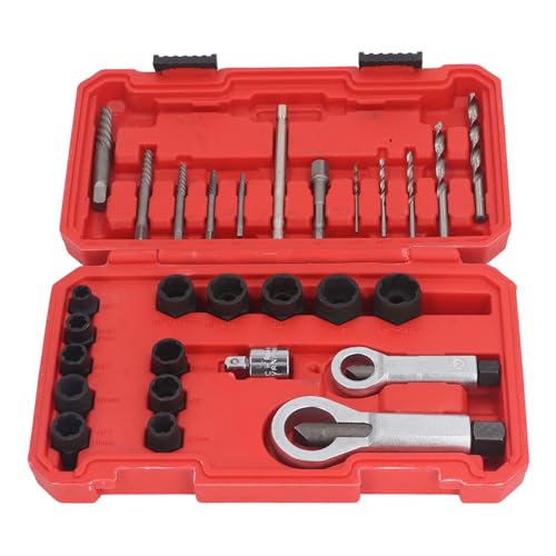 28-teiliger beschädigter Schraubenextraktset, Hochleistungs-Proof-Tool mit gebrochenem Schraubenentfernung, für DIY-Projekte, Automobile und professionelle Wartung mit 28-teiliger beschädigter Schraubenextraktset, Hochleistungs-Proof-Tool mit gebrochenem Schraubenentfernung, für DIY-Projekte, Automobile und professionelle Wartung mit von TANIQIACA