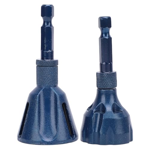 2PCS Hex Shank Chamfer Tool Thread Burr Remover Plating Blue Tungsten Steel Deburring Drill Bit 3-20mm 5-25mm - for DIY Projects, Automotive Repair, and Metalworking 2PCS Hex Shank Chamfer Tool Thread Burr Remover Plating Blue Tungsten Steel Deburring Drill Bit 3-20mm 5-25mm - for DIY Projects, Automotive Repair, and Metalworking von TANIQIACA