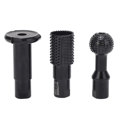 3pcs Burr -Set, 14 -mm -Gewinde mit Holzbearbeitungsdateien, feste Carbidzähne, für 115 125 Typ Winkelschleife, ideal für Holzschnitzerei, Skulption, Schleifen 3pcs Burr -Set, 14 -mm -Gewinde mit Holzbearbeitungsdateien, feste Carbidzähne, für 115 125 Typ Winkelschleife, ideal für Holzschnitzerei, Skulption, Schleifen von TANIQIACA