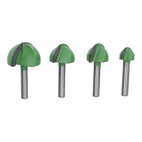 4PCS Cove Box Router Bit Set, runde Nase 2 Flöten -Wolframstahl, CNC -Holzbearbeitungswerkzeuge zum glatten Schneiden, Perlen, Rillen und Dekoration 4PCS Cove Box Router Bit Set, runde Nase 2 Flöten -Wolframstahl, CNC -Holzbearbeitungswerkzeuge zum glatten Schneiden, Perlen, Rillen und Dekoration von TANIQIACA