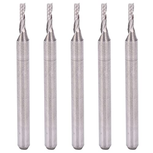 5pcs Spiral Router Bits, Tungsten Steel Milling Cutters for Wood Carving, 3.175mm Shank, 1.5mm Cutter Head, 5mm Length, High and Durability 5pcs Spiral Router Bits, Tungsten Steel Milling Cutters for Wood Carving, 3.175mm Shank, 1.5mm Cutter Head, 5mm Length, High and Durability von TANIQIACA