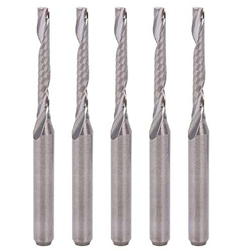 5pcs Wolframstahl Einflöten -Spiral -Endmühlen, 3,175x2x15 mm Mahlschneider -Werkzeuge für CNC -Maschinen, hohe Härte und Verschleiß, effiziente Chipentfernung 5pcs Wolframstahl Einflöten -Spiral -Endmühlen, 3,175x2x15 mm Mahlschneider -Werkzeuge für CNC -Maschinen, hohe Härte und Verschleiß, effiziente Chipentfernung von TANIQIACA
