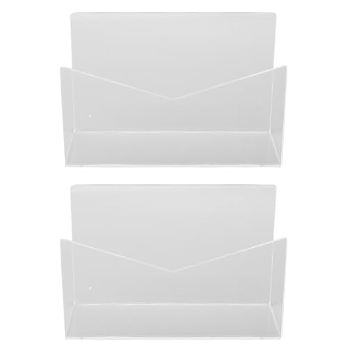 Acryl -Mail -Inhaber, Arbeitsplatzinhaber der Arbeitsplatte, vertikaler Umschlagssortierständer für Schreibtisch, Bürodekor, robuster leichter, leichter Shatterproof. von TANIQIACA