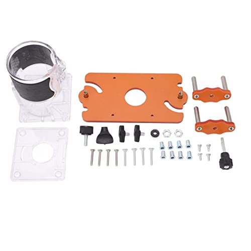 Holzbearbeitung Flip -Board mit transparenter Abdeckung, ausgewogenes Design für Schlitz- und Trimmmaschinen, robuste Kunststoffkonstruktion, komplettes Zubehör -Kit im Holzbearbeitung Flip -Board mit transparenter Abdeckung, ausgewogenes Design für Schlitz- und Trimmmaschinen, robuste Kunststoffkonstruktion, komplettes Zubehör -Kit im von TANIQIACA