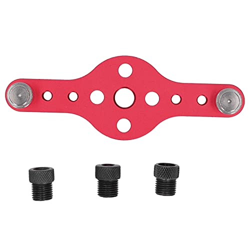 Premium Aluminium Drill Hole Guide Jig, Anti Corrosive Paint, Lightweight and, Multiple Drilling Positions, Comes with 3 Fixing Screws, Ideal for Woodworking DIY Premium Aluminium Drill Hole Guide Jig, Anti Corrosive Paint, Lightweight and, Multiple Drilling Positions, Comes with 3 Fixing Screws, Ideal for Woodworking DIY von TANIQIACA