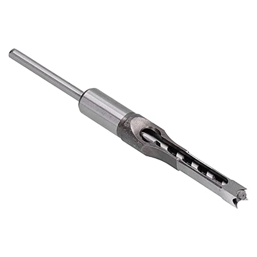 Square Hole Drill Bit, High Speed Steel Mortiser Drill for Woodworking, Wear and, U shaped Design for Efficient Chip Discharge (16mm) von TANIQIACA