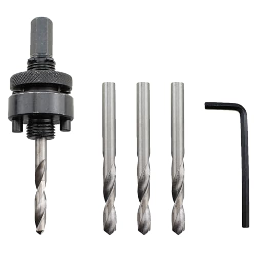 TAODAN Lochsägen-Set, 1,1 cm (1 1/4 Zoll) bis 6 3/8 Zoll, Sechskantschaft, robuste Stahllegierung, Schnellwechseldorn, Präzisionsbohrer-Ersatz von TAODAN