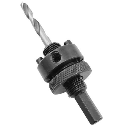 TAODAN Metall Lochöffner Adapterstange für Bohrhammer und Bohrmaschinen mit Gewinde Sechskantschaft mit geführtem Bohrer Universalschaft Schaft Lochsäge Nadelarm Big Adapterstange TAODAN Metall Lochöffner Adapterstange für Bohrhammer und Bohrmaschinen mit Gewinde Sechskantschaft mit geführtem Bohrer Universalschaft Schaft Lochsäge Nadelarm Big Adapterstange von TAODAN