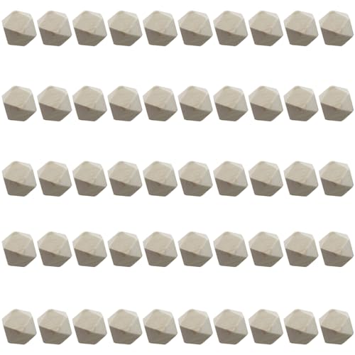 TAODAN Unlackierte mehrseitige geometrische Holzperlen, unlackiert, naturfarben, polygonale Form, DIY-Holzperlen, 16 mm, für Bastelarbeiten, 50 Stück TAODAN Unlackierte mehrseitige geometrische Holzperlen, unlackiert, naturfarben, polygonale Form, DIY-Holzperlen, 16 mm, für Bastelarbeiten, 50 Stück von TAODAN