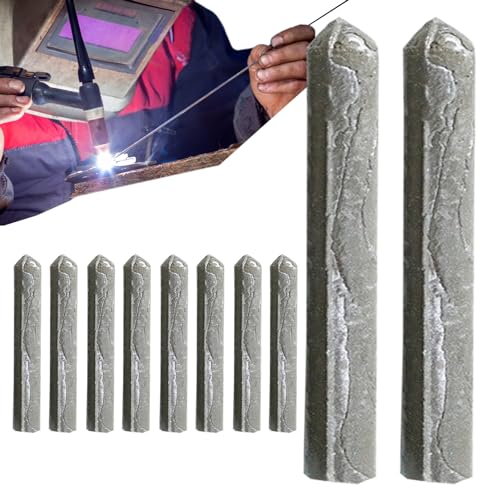 TAOLE Aluminium-Schweißdraht Bei Niedriger Temperatur, 78 mm 10 20 Stück Aluminium Lötstäbe Reparaturstäbe Kein Lötenpulver Erforderlich, Praktischer, Langlebiger Schweißdraht Für Metall Schweißen TAOLE Aluminium-Schweißdraht Bei Niedriger Temperatur, 78 mm 10 20 Stück Aluminium Lötstäbe Reparaturstäbe Kein Lötenpulver Erforderlich, Praktischer, Langlebiger Schweißdraht Für Metall Schweißen von TAOLE