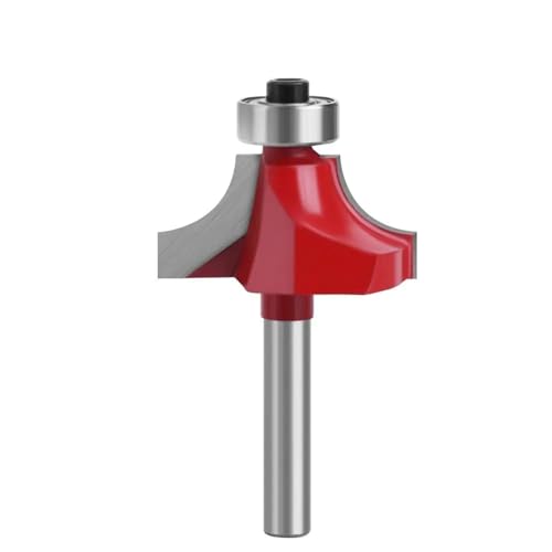 1/4 Zoll Schaft Roundover Kantenfräser, Eckenrundungsfräser Holzbearbeitungsfräser(1-4x13-16) von TAOMENJS
