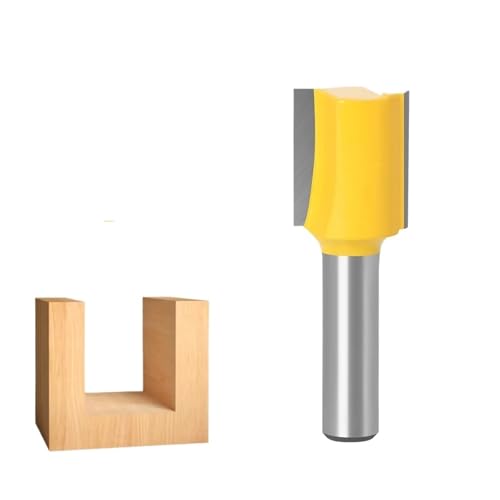 1 STÜCK/5 STÜCK Gerader Fräser, 8 mm Schaft, Wolframkarbid, Einzel- und Doppelnut, Nutfräser for die Holzbearbeitung(16mm) von TAOMENJS