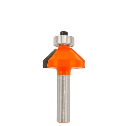1 STÜCK 45-Grad-Fasefräser, 8-mm-Schaft, Hartmetall-Oberteillager, Holzbearbeitungsfräser zur Herstellung von Holztürfenstern(8x40mm) von TAOMENJS