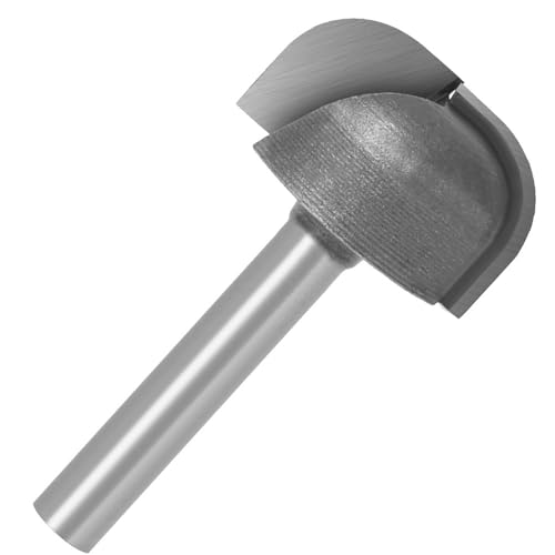 1 Stück 6 mm Schaft, Schüssel- und Tablett-Fräser, Schaftfräser, Doppelbogen-Rundboden-Fräser, Hartmetall-Fräser, Tellerschnitz-Fräser, Holzbearbeitungswerkzeug 1 Stück 6 mm Schaft, Schüssel- und Tablett-Fräser, Schaftfräser, Doppelbogen-Rundboden-Fräser, Hartmetall-Fräser, Tellerschnitz-Fräser, Holzbearbeitungswerkzeug von TAOMENJS