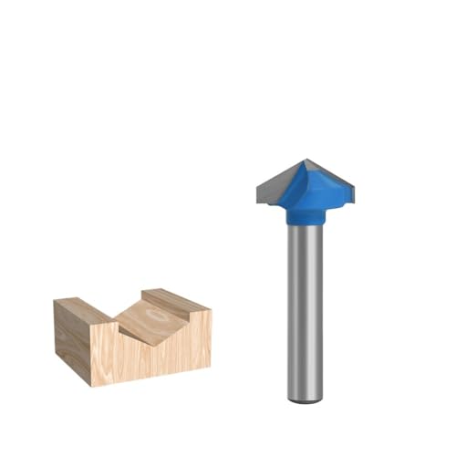 1 Stück 6 mm Schaft V-Nut-Fräser, 60/90/120/150 Grad CNC-Gravur V-Nut-Fräser for die Holzbearbeitung(6x16x120 Degree) von TAOMENJS