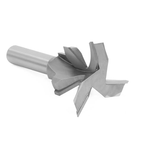 1 Stück Bogenbiegefräser, R8-R50 Nahtfräser for die Holzbearbeitung, 2 Kanten/3 Kanten, Fasenschneidwerkzeug(12.7mm 3 Blades R50) von TAOMENJS