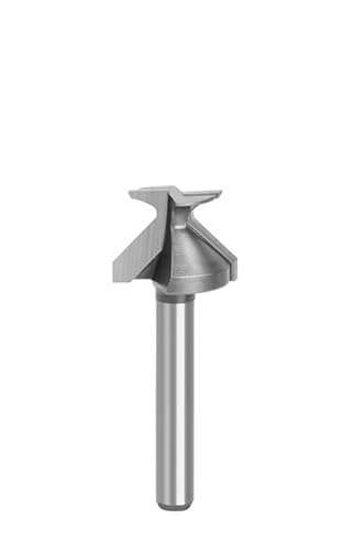 1 Stück Bogenbiegefräser, R8-R50 Nahtfräser for die Holzbearbeitung, 2 Kanten/3 Kanten, Fasenschneidwerkzeug(6.35 shank 2 Blades) von TAOMENJS