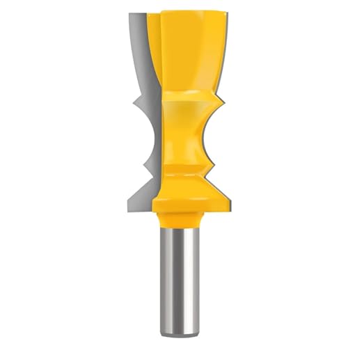 1 Stück Handlauf-Formfräser, 12 mm 1/2 Zoll Schaft, Architektur-Formholzfräser, Hartmetall, spezielle Trimm-Schneidwerkzeuge(12.7mm shank) von TAOMENJS