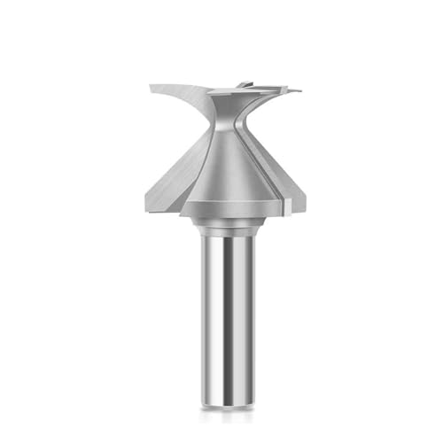 12 mm 1/2 Zoll Schaft Nahtlose Bogenbiegefräser, R18 Integrierte Formgebung Holzbearbeitung Fasenschlitzfräser Trimmfräser(12.7mmXR18) von TAOMENJS