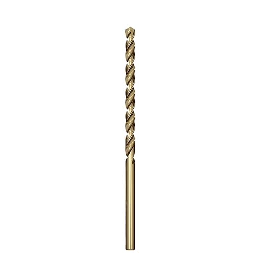200 mm extra langer Kobaltbohrer, metrisch 2,5–9 mm HSS M35 Spiralbohrer, gerader Schaft, titanbeschichtet, for Metall, Edelstahl, Gusseisen(6x200mm 1pcs) von TAOMENJS