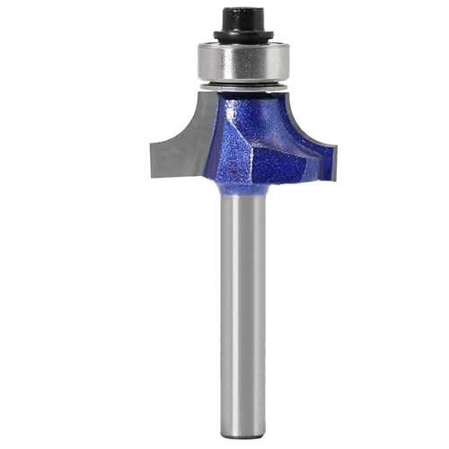 6MM Schaft Runde Über Router Bits, Holzbearbeitung Ecke Abrundungen Kanten Fräser Schneiden Durchmesser 1/4 Zoll 5/16 Zoll 3/8 Zoll 1/2 Zoll(15.9mm) von TAOMENJS