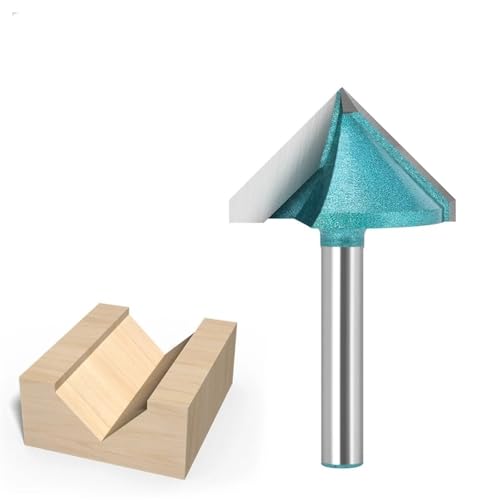 90-Grad-V-Nut-Fräser, 6-mm-Schaft, 3D-V-Form, CNC-Gravurfräser, Durchmesser 32 mm, Holzbearbeitungswerkzeug 90-Grad-V-Nut-Fräser, 6-mm-Schaft, 3D-V-Form, CNC-Gravurfräser, Durchmesser 32 mm, Holzbearbeitungswerkzeug von TAOMENJS