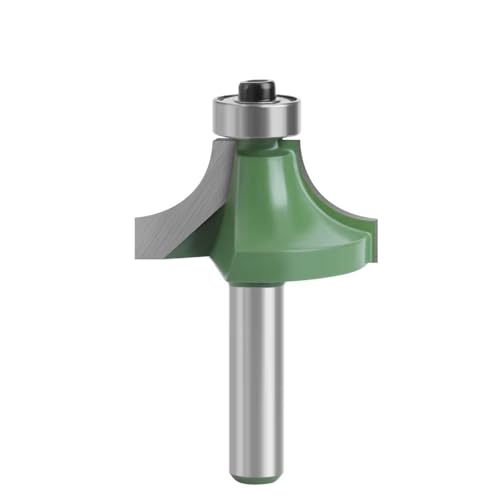 Abrundfräser, 8-mm-Schaft, Hartmetall-Eckenrundungs- und Kantenformungsfräser for die Holzbearbeitung mit Lager(25.4mm) von TAOMENJS
