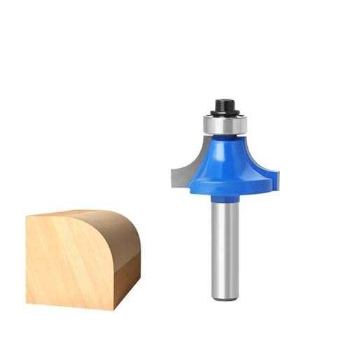 Abrundungsfräser, 8-mm-Schaft, Eckenrundungsfräser, Wolframkarbid, 2-schneidiger Fräser for die Holzbearbeitung(8 * 31.75mm) von TAOMENJS