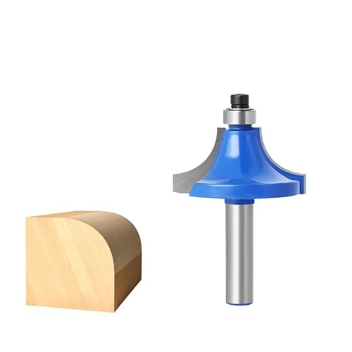 Abrundungsfräser, 8-mm-Schaft, Eckenrundungsfräser, Wolframkarbid, 2-schneidiger Fräser for die Holzbearbeitung(8 * 38mm) von TAOMENJS