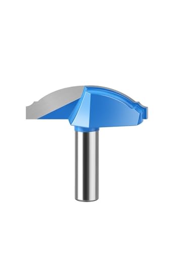 CNC Fräser for Erhöhte Schranktürverkleidungen, 12mm (1/2 Zoll) Schaft S-Kontur, Holzgravier- Und Fräsmaschinenwerkzeug(12.7X53.2mm) von TAOMENJS