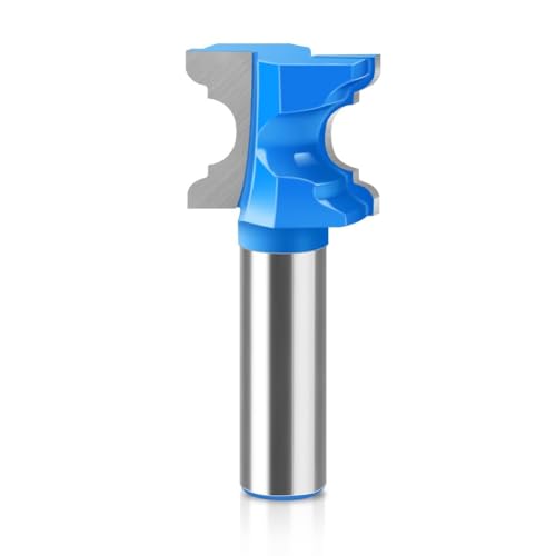 Doppel Bullnose Möbel Trim Molding Router Bit, 12mm 1/2 Zoll Schaft Holzbearbeitung Fräsen Werkzeuge Trimmen Maschine Schneiden Bit(12.7X24mm) von TAOMENJS