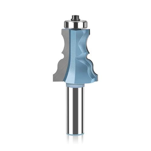 Fräser for Bilderrahmen-Formteile, 12 mm, 1/2 Zoll Schaft, architektonische Handlauf-Formteile, Holzbearbeitungs-Schneidfräser(12.7mm) von TAOMENJS