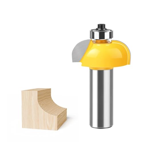 Fräser for Formen von Hohlkehlenkanten, 12 mm 1/2 Zoll Schaft, erhabene Platte, Schranktür, Holzbearbeitung, Gravur, Fräser(12 * 28.1mm) von TAOMENJS