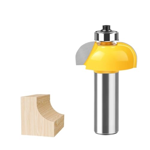 Fräser for Formen von Hohlkehlenkanten, 12 mm 1/2 Zoll Schaft, erhabene Platte, Schranktür, Holzbearbeitung, Gravur, Fräser(12 * 31.7mm) von TAOMENJS