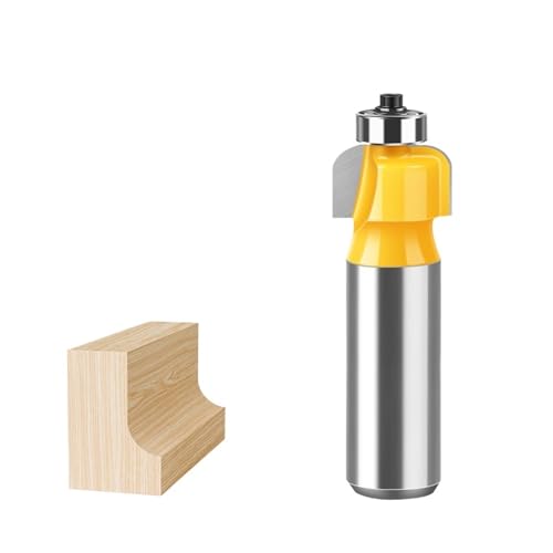 Fräser for Formen von Hohlkehlenkanten, 12 mm 1/2 Zoll Schaft, erhabene Platte, Schranktür, Holzbearbeitung, Gravur, Fräser(12.7 * 15.9mm) von TAOMENJS