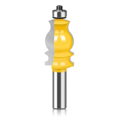 Fräser for architektonische Formen, 12 mm 1/2 Zoll Schaft, Fischschwanz-Handlauf-Fräser for die Holzbearbeitung(12mm shank) von TAOMENJS