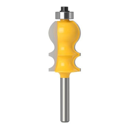 Fräser for architektonische Formen, 6 mm, 1/4 Zoll Schaft, Hartmetall, Formfräser for die Holzbearbeitung, Schnitthöhe 35 mm(6mm) von TAOMENJS